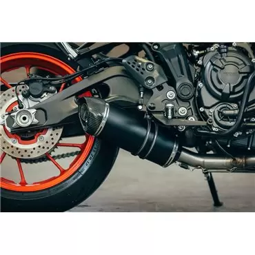 Doublefire Titanium Black Roadsitalia Yamaha MT-07 2021-